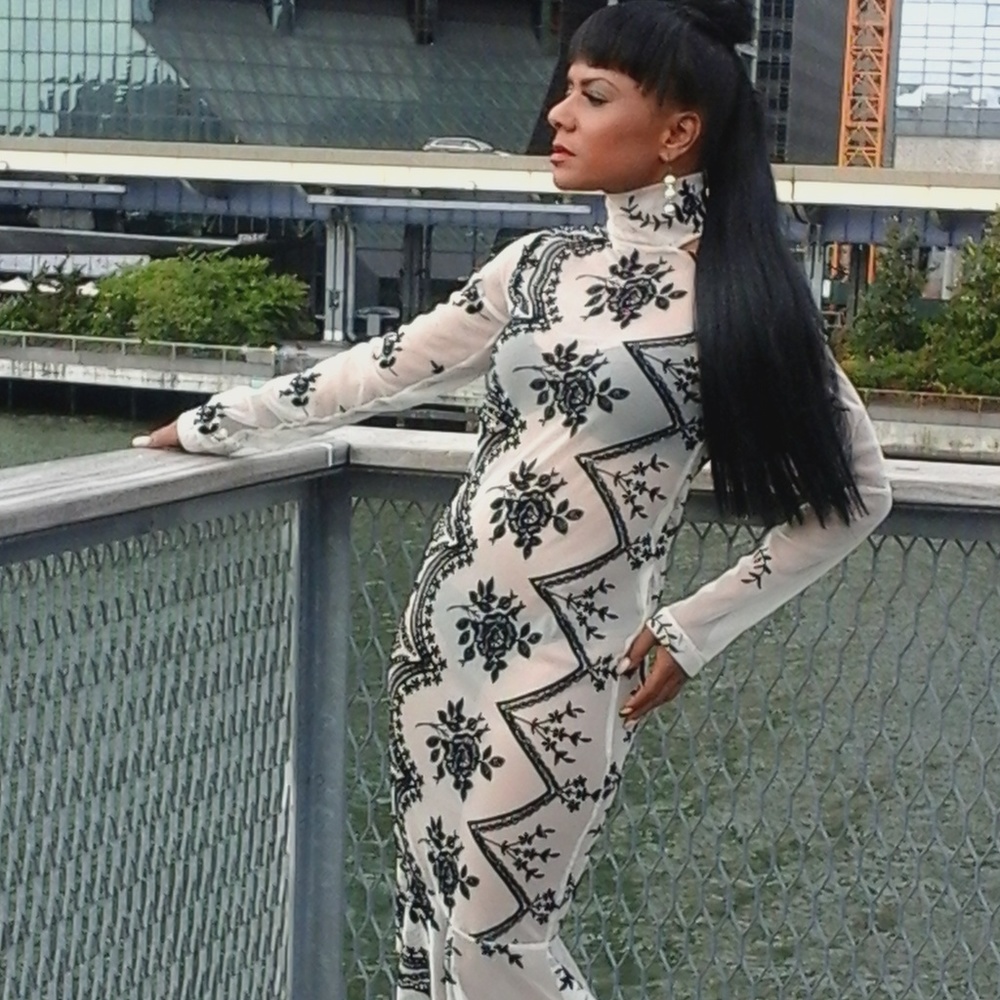 Noneillah Sheer Dress (Designer sample sale)